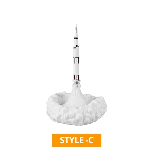 1pc Creative Rocket Nightlight - Atmosphere Lamp For Casual Decoration And Gift Giving 3D Printing Technology Small Rocket